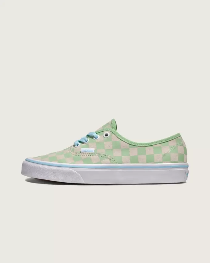 Auténtico zapato de ante con diseño de cuadros