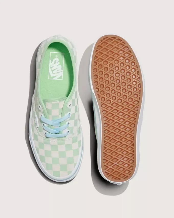Auténtico zapato de ante con diseño de cuadros