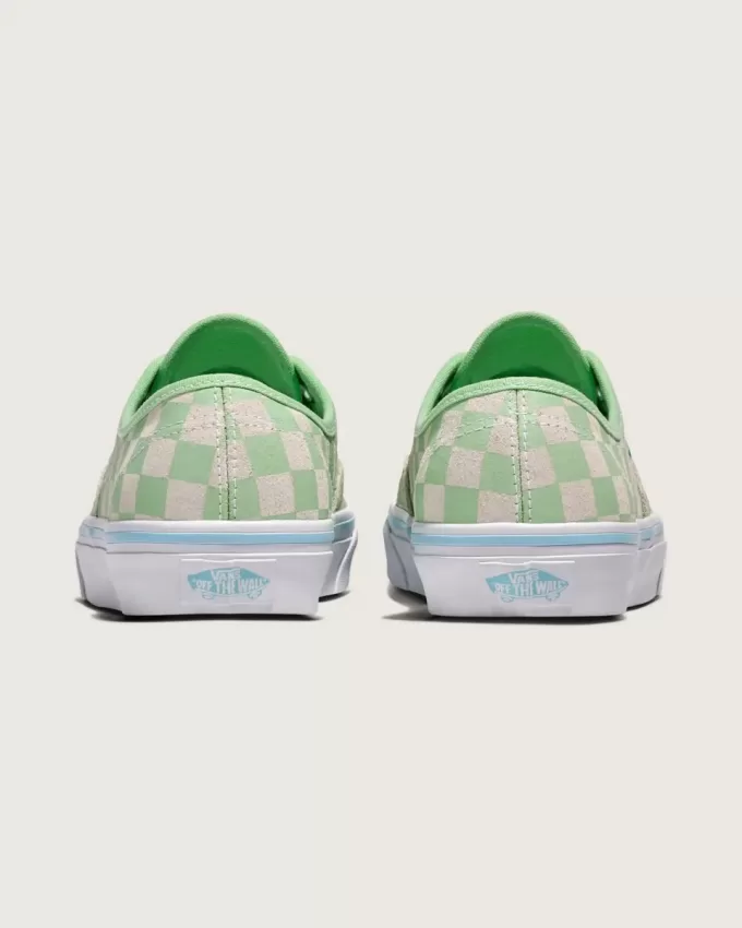 Auténtico zapato de ante con diseño de cuadros