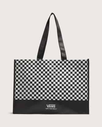 Bolsa de mano reutilizable con diseño de tablero de ajedrez