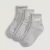 Calcetines clásicos de media caña para niños (paquete de 3)