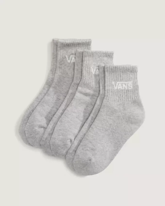 Calcetines clásicos de media caña para niños (paquete de 3)