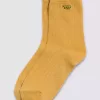 Calcetines de media caña con espumillón para niños