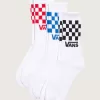 Calcetines deportivos clásicos a cuadros para niños (paquete de 3)