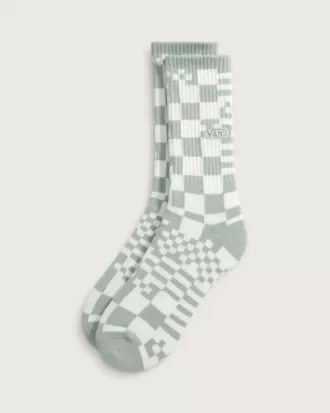 Calcetines deportivos con estampado de cuadros