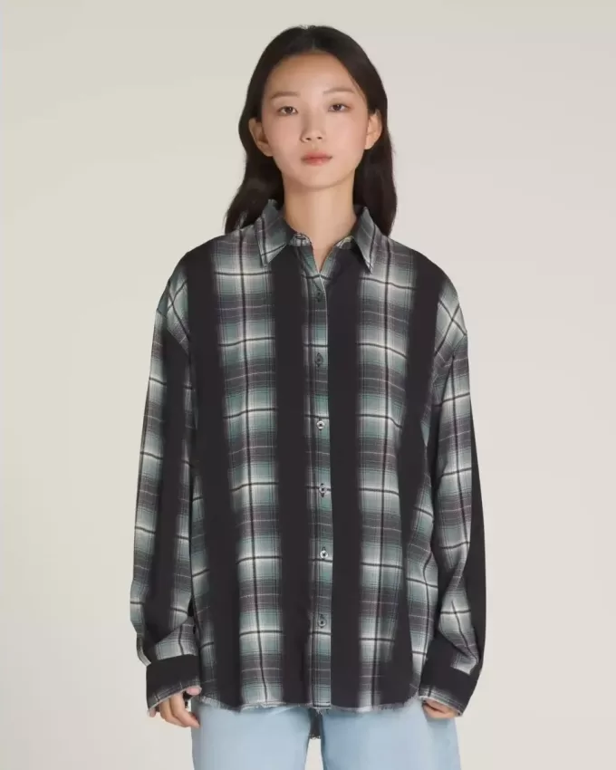 Camisa abotonada a cuadros Gillian