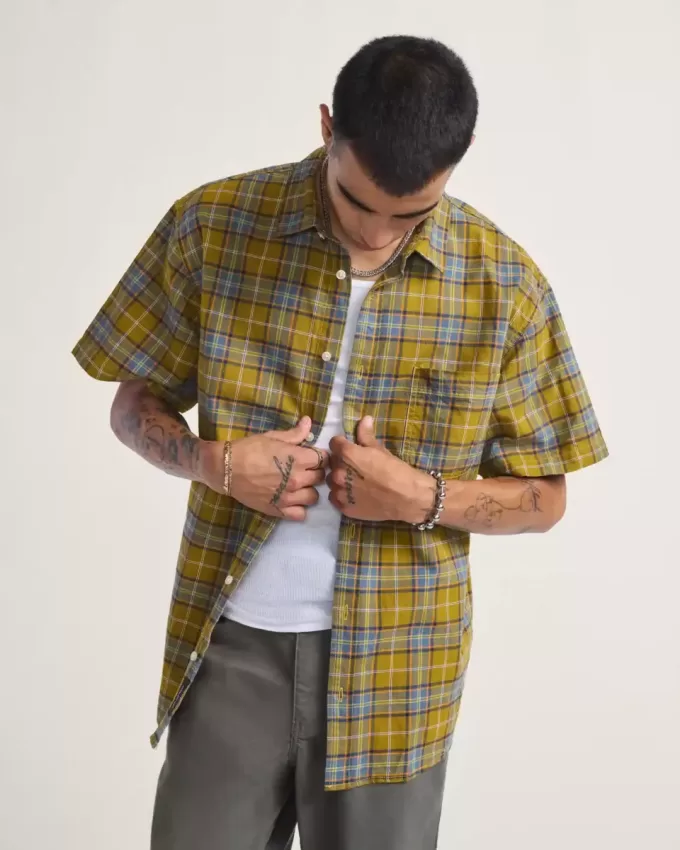 Camisa abotonada a cuadros Lawson