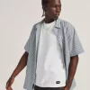 Camisa abotonada de rayas Lawson