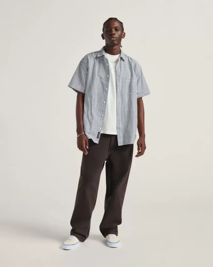 Camisa abotonada de rayas Lawson