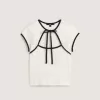 Camisa Kari con cuello anudado