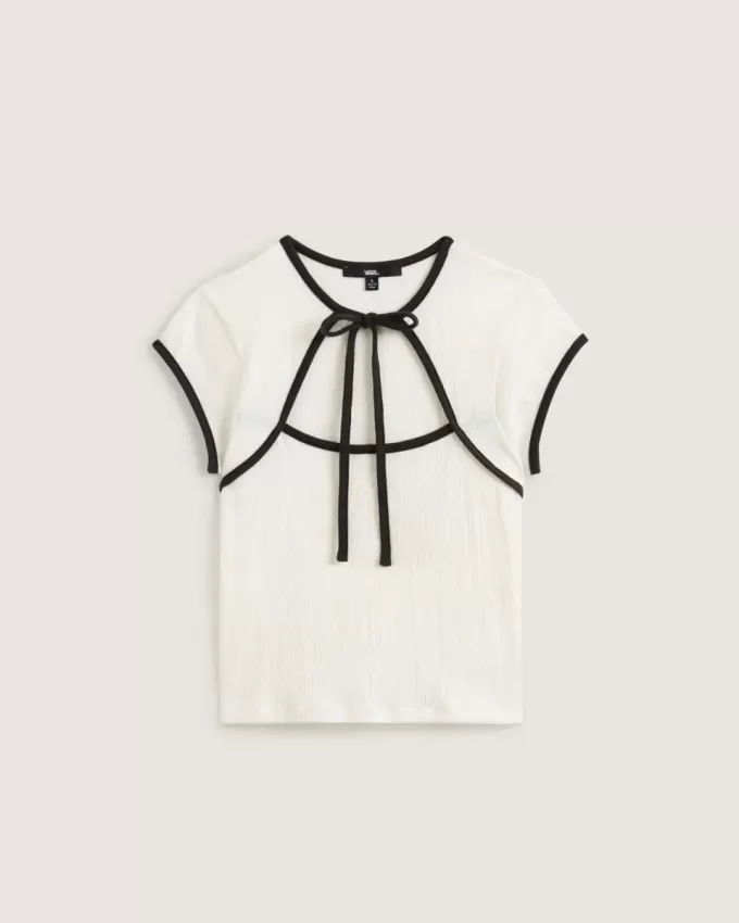 Camisa Kari con cuello anudado