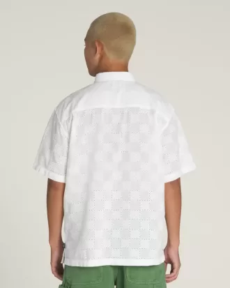 Camisa tejida con ojales Wayside