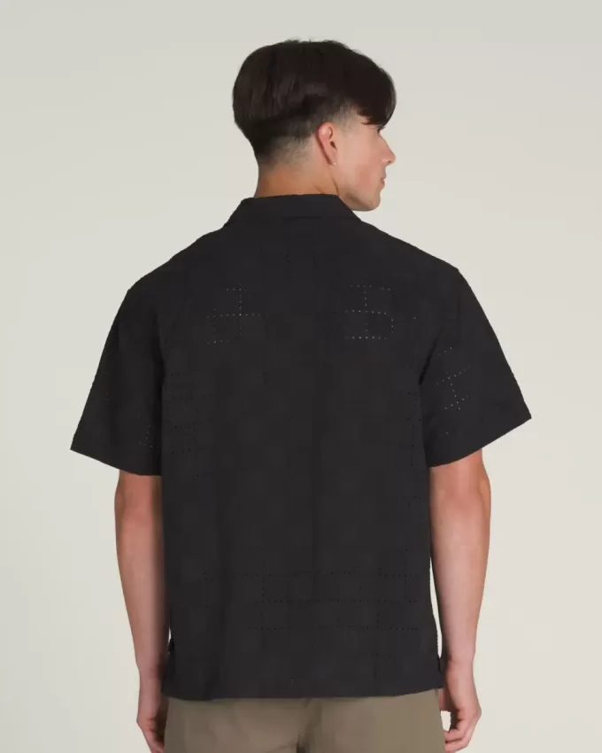 Camisa tejida con ojales Wayside