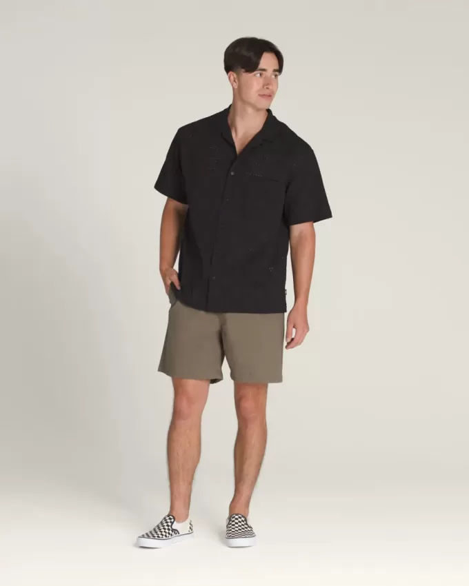 Camisa tejida con ojales Wayside