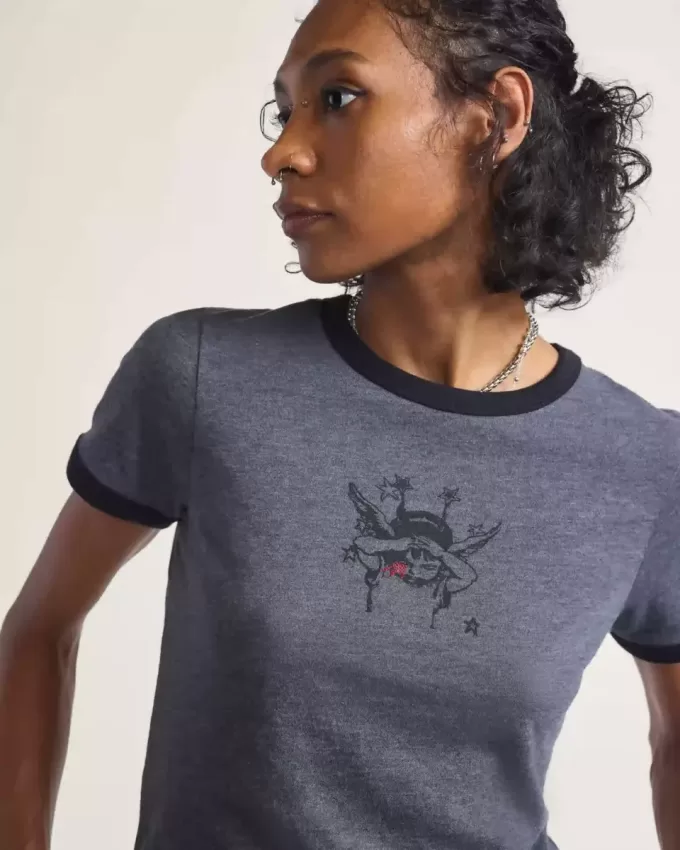 Camiseta con cuello redondo de Cruzing