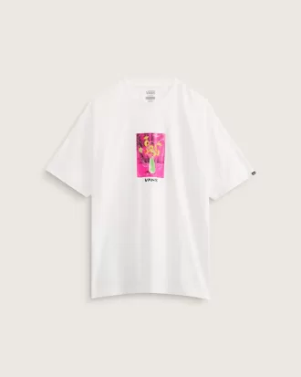 Camiseta con decoración floral