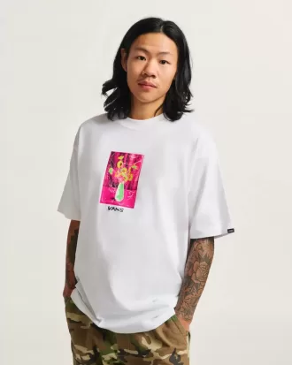 Camiseta con decoración floral