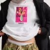 Camiseta con decoración floral