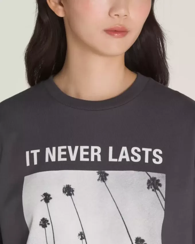 Camiseta con foto «Nunca se acaba»