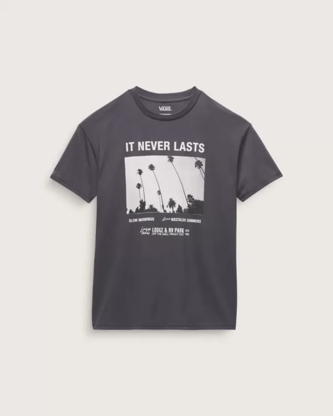 Camiseta con foto «Nunca se acaba»