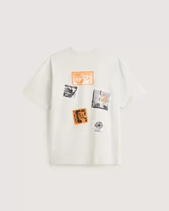 Camiseta con parche punk