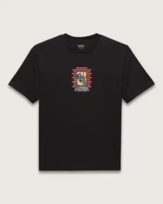 Camiseta con ventana de calavera segadora