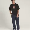 Camiseta con ventana de calavera segadora
