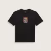 Camiseta con ventana de calavera segadora