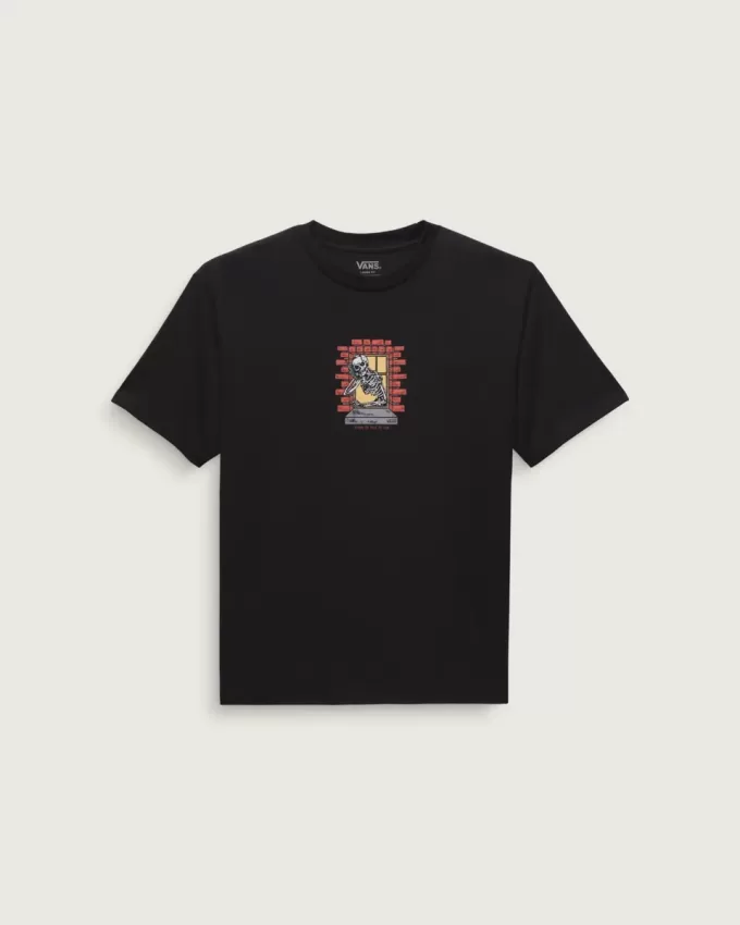 Camiseta con ventana de calavera segadora