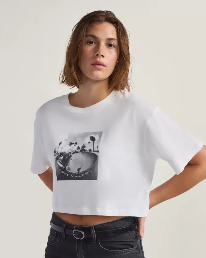 Camiseta corta relajada Rhythm