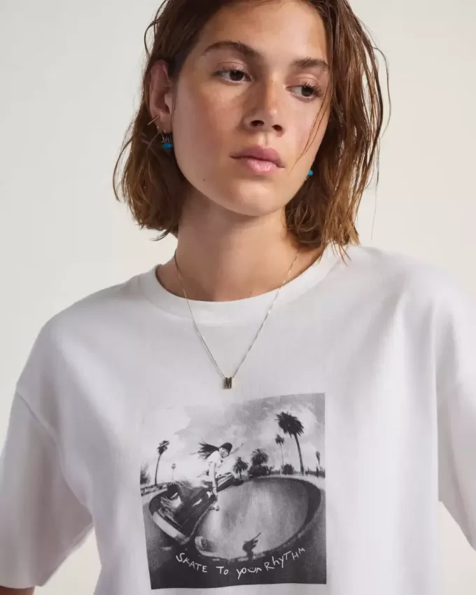 Camiseta corta relajada Rhythm