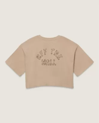 Camiseta corta relajante improvisada