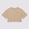 Camiseta corta relajante improvisada