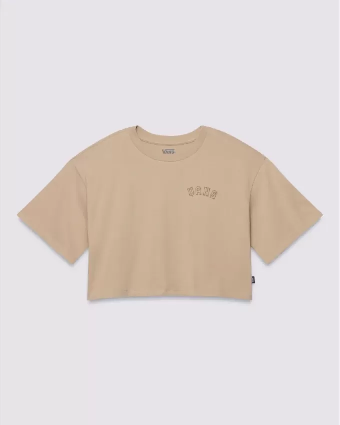 Camiseta corta relajante improvisada
