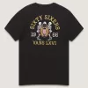 Camiseta de calavera de la fraternidad LXVI