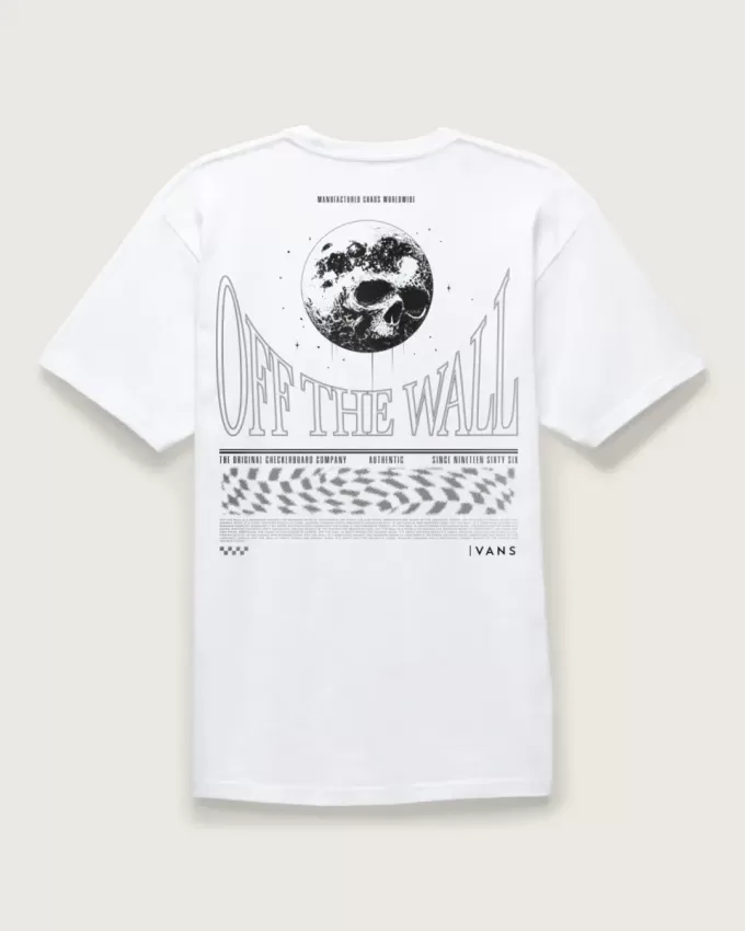 Camiseta de calavera lunar