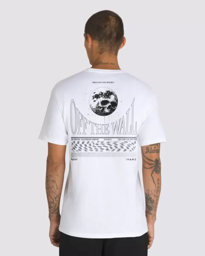 Camiseta de calavera lunar