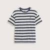 Camiseta de cuadros a rayas de Salton