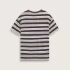 Camiseta de cuadros a rayas de Salton