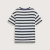 Camiseta de cuadros a rayas de Salton