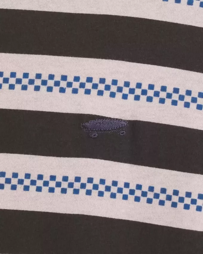 Camiseta de cuadros a rayas de Salton
