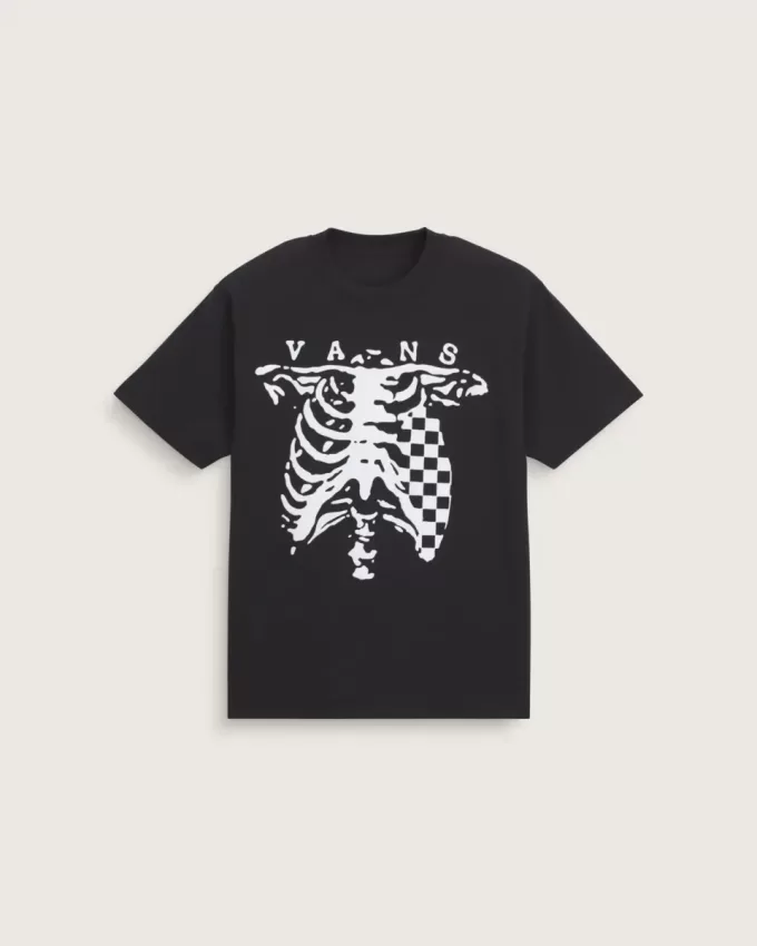 Camiseta de cuadros y huesos