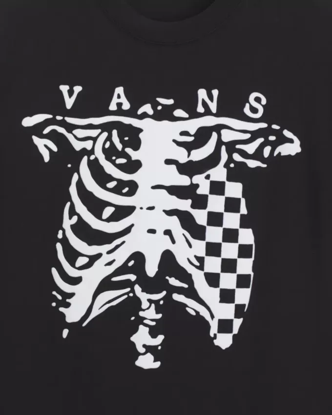 Camiseta de cuadros y huesos