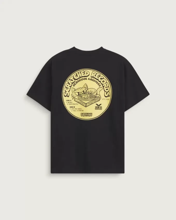 Camiseta de discos rayados