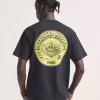 Camiseta de discos rayados