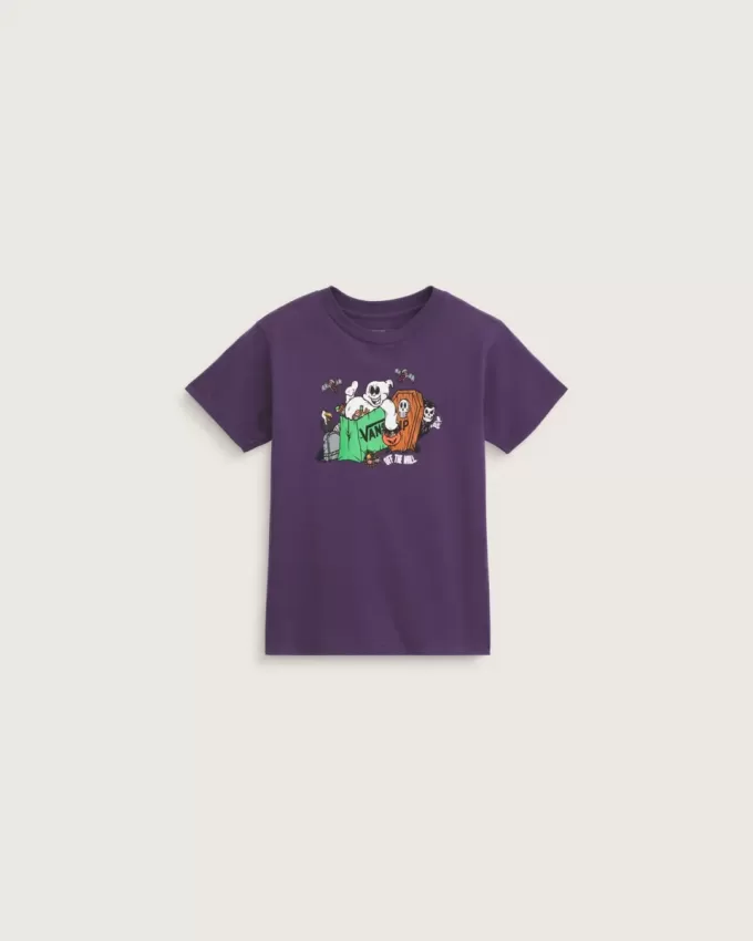 Camiseta de Halloween con botín para niños pequeños