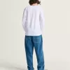 Camiseta de manga larga con logotipo en el pecho izquierdo
