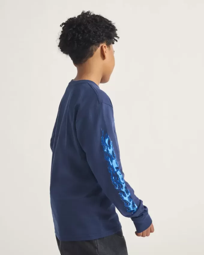 Camiseta de manga larga Vans Inferno para niños