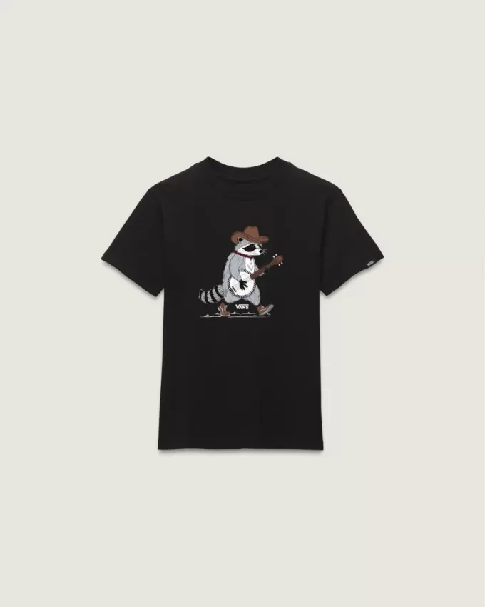 Camiseta de mapache banjo para niños pequeños