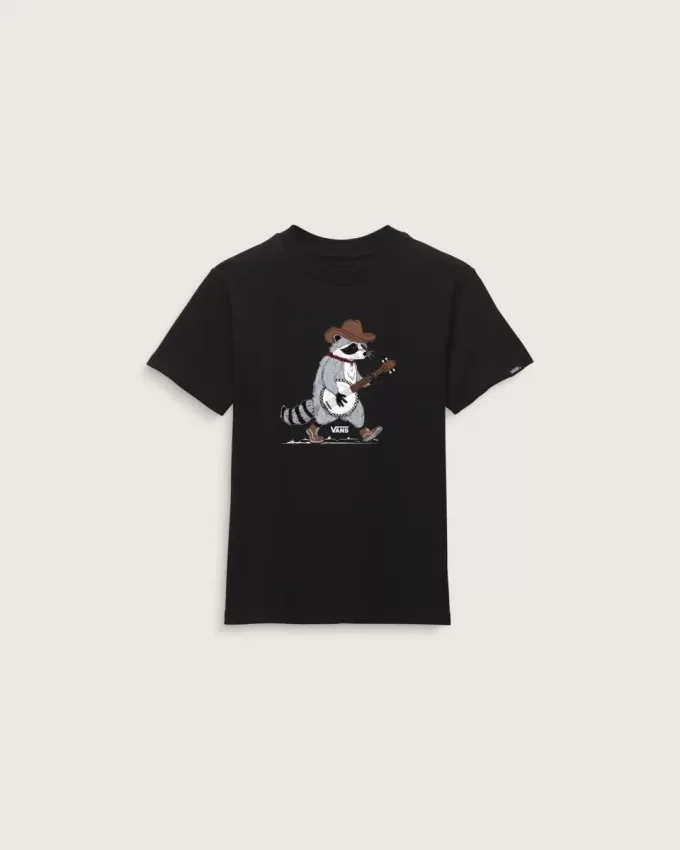 Camiseta de mapache banjo para niños pequeños